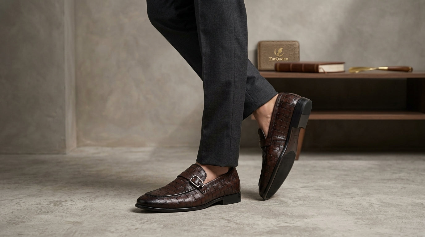 Rustic Bronze Textured Loafer