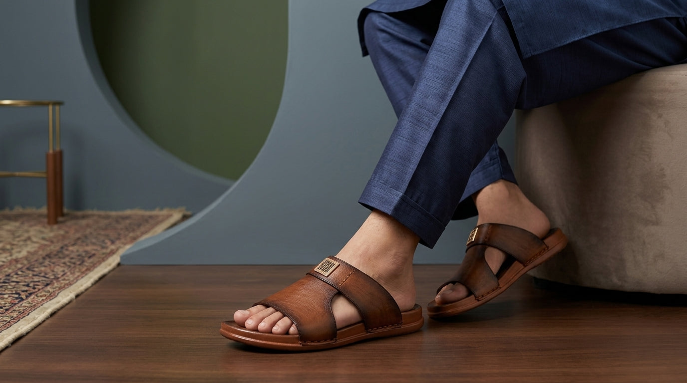 Heritage Brown Leather Chappal