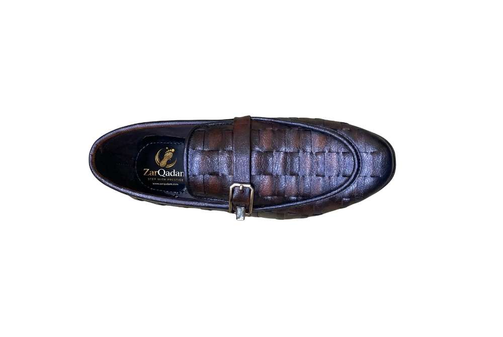 Rustic Bronze Textured Loafer